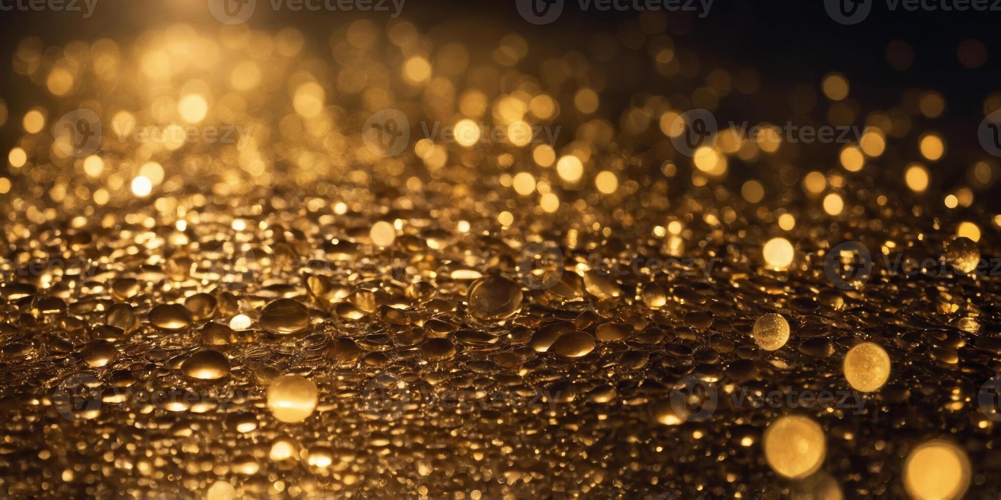 luxury Bokeh gold Light Background Gold abstract bokeh background. photo