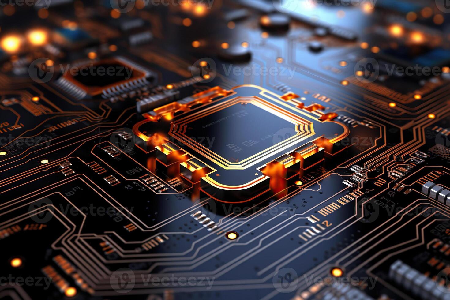 Beautiful surface microchip for design natural abstract background photo