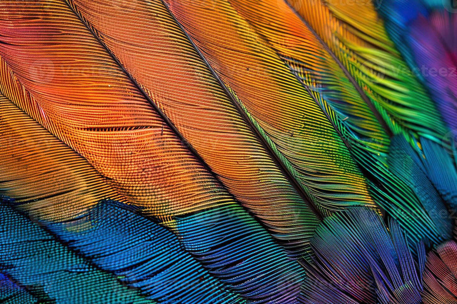 Beautiful texture bird feather for design natural abstract background photo