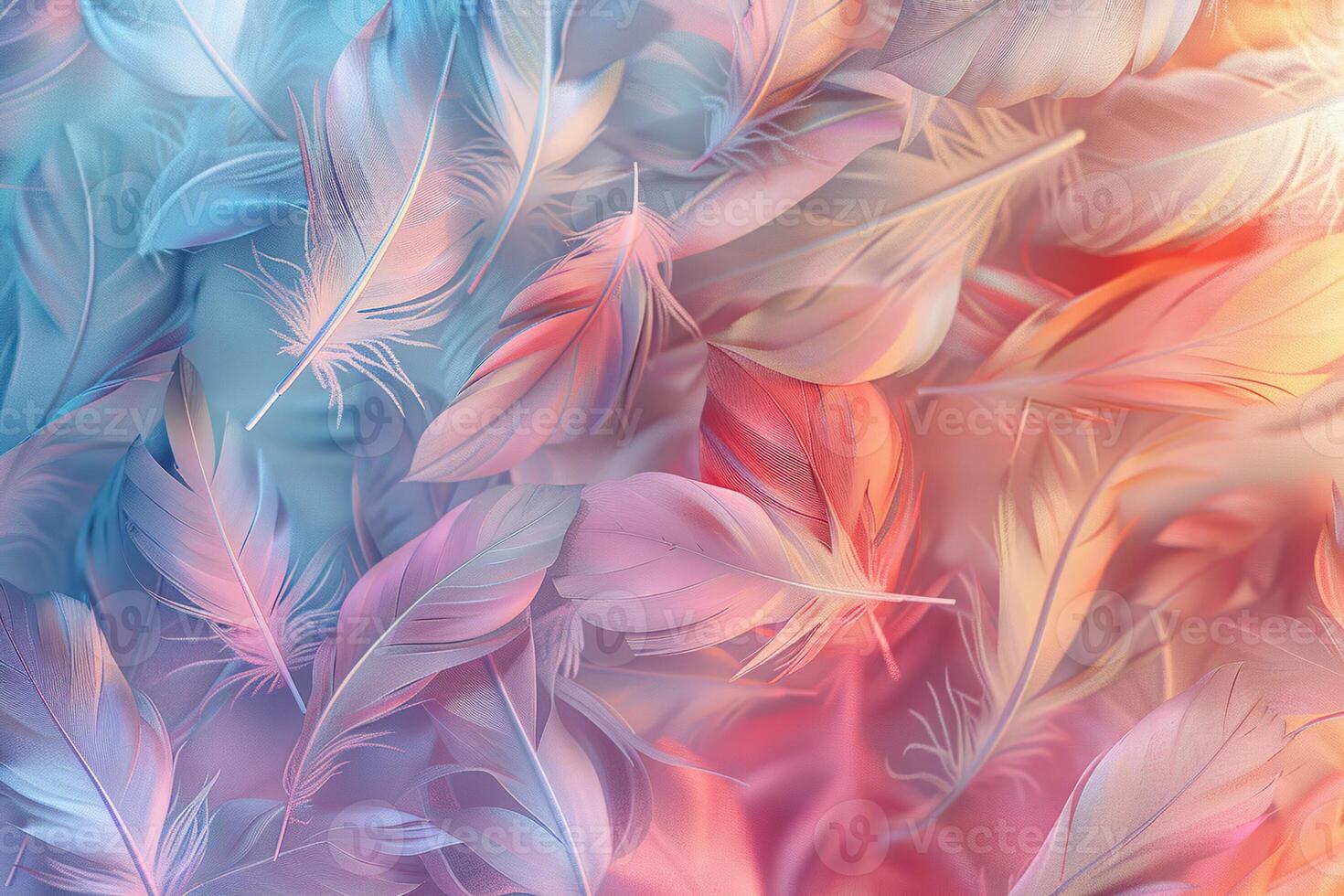 Beautiful texture bird feather for design natural abstract background photo