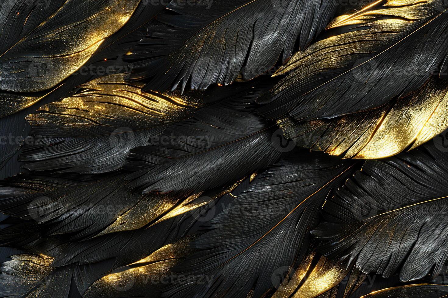 Beautiful texture bird feather for design natural abstract background photo