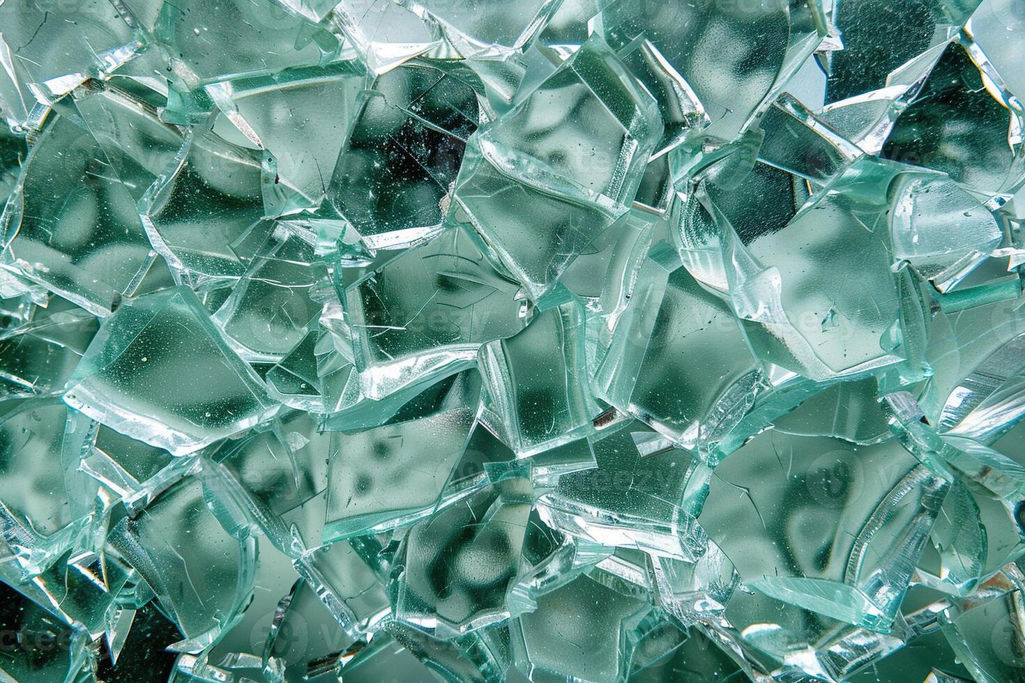 Beautiful texture broken glass for design natural abstract background photo