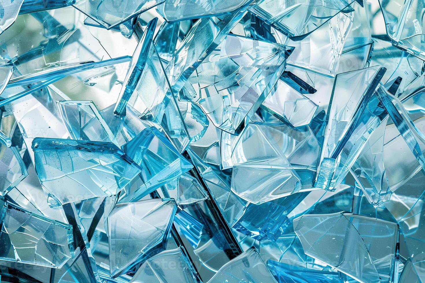 Beautiful texture broken glass for design natural abstract background photo