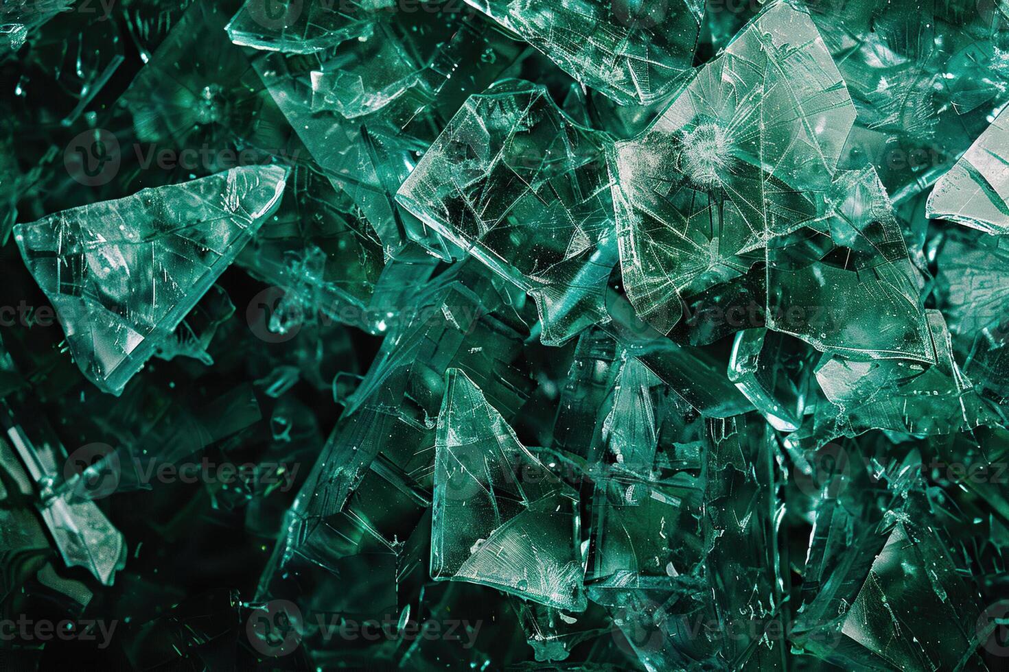 Beautiful texture broken glass for design natural abstract background photo
