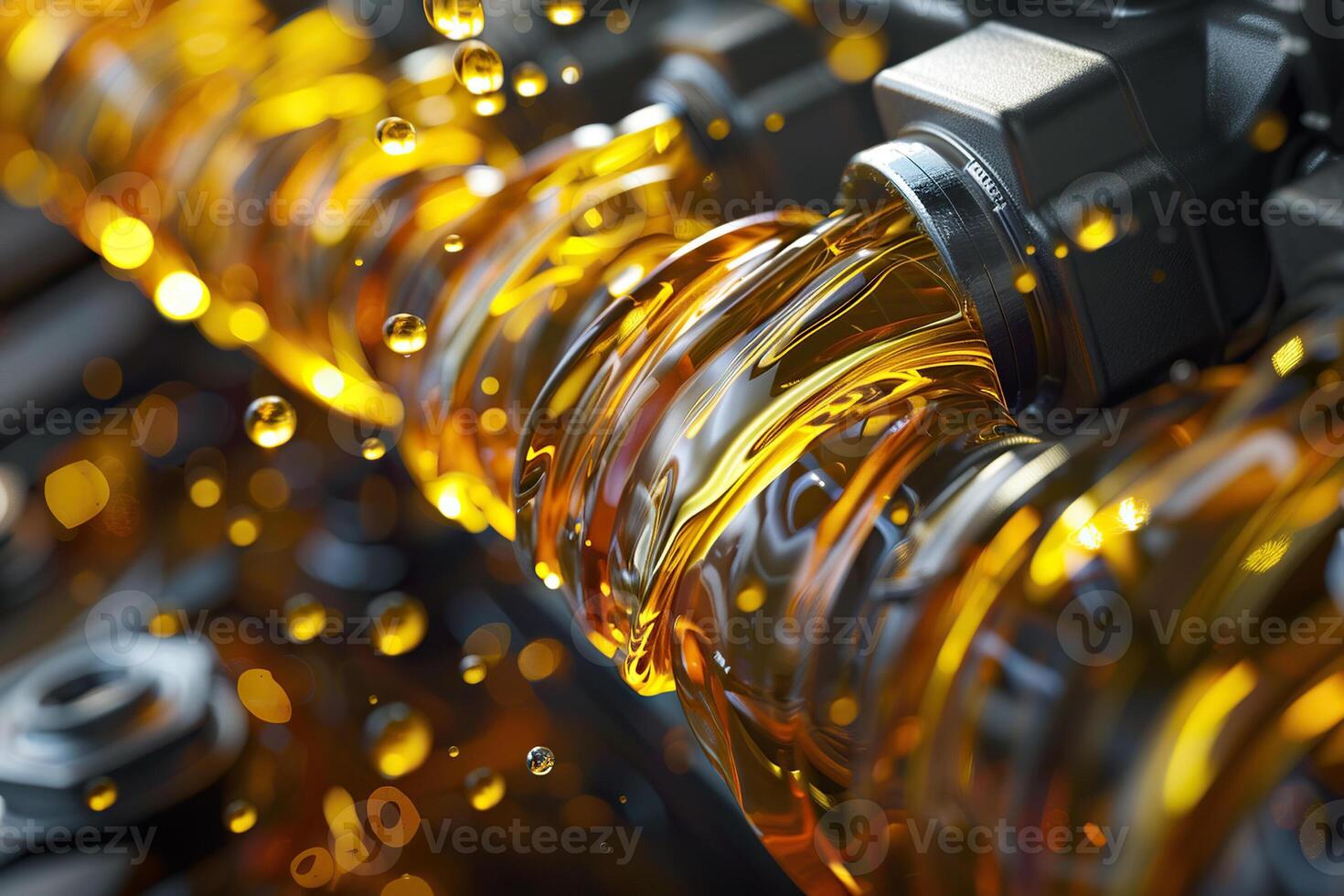 Beautiful texture surface motor oil, design natural abstract background photo