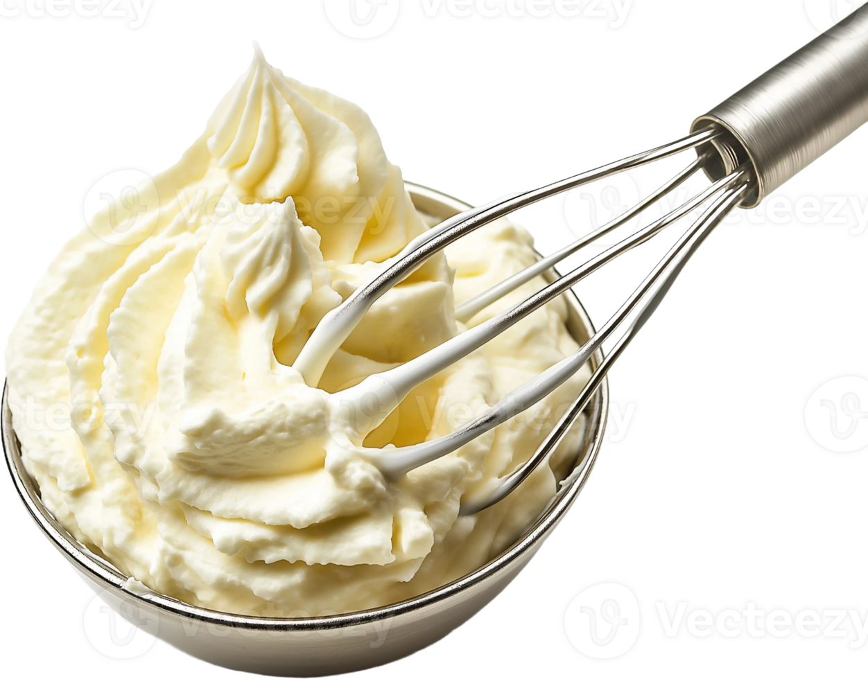 whipping cream in a bowl with a whisk png