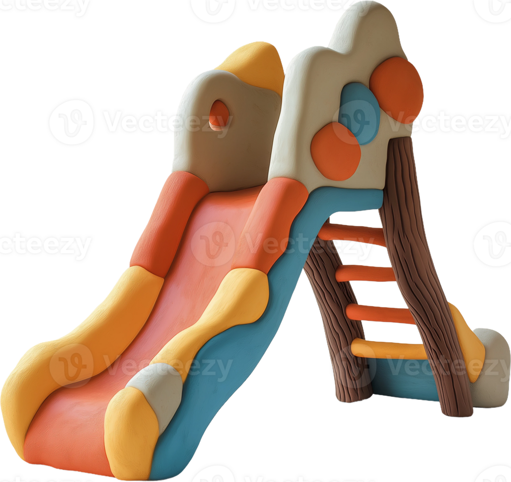 a slide for children on a transparent background png