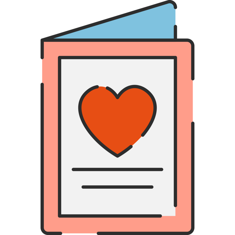 Invitation List Illustration Flat Design Isolated on Transparent Background png
