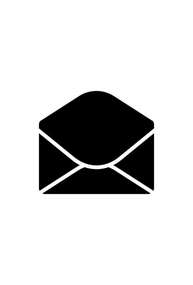icon simple message for design. letter icon vector