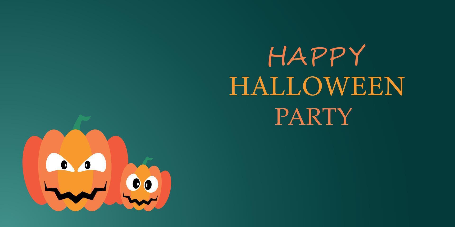 Halloween Party background use for banner. vector