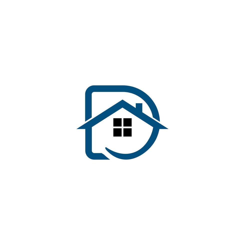 D home logo vector
