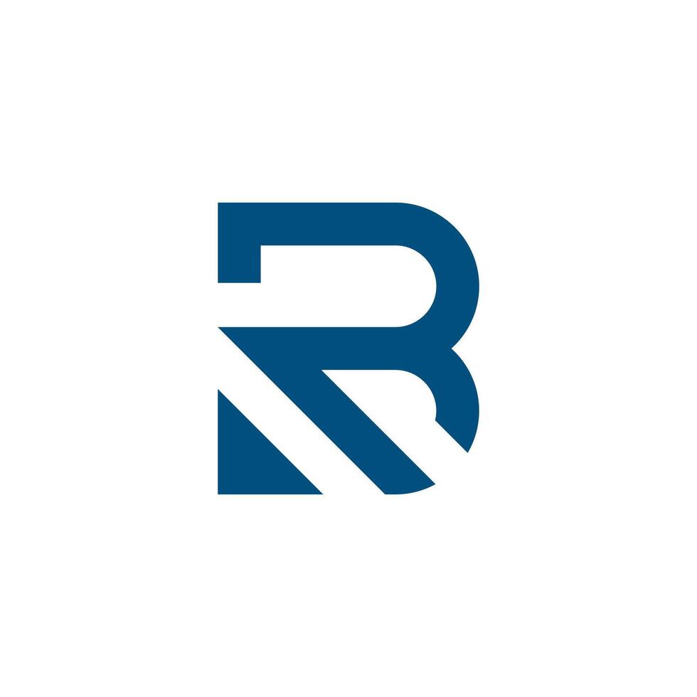letter BR logo vector