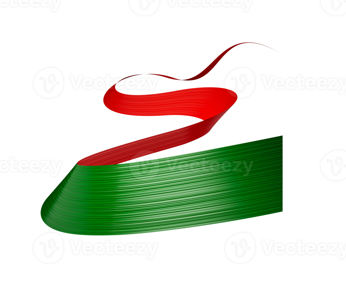 3d Flag Of Portugal 3d Waving Ribbon Flag, 3d illustration png