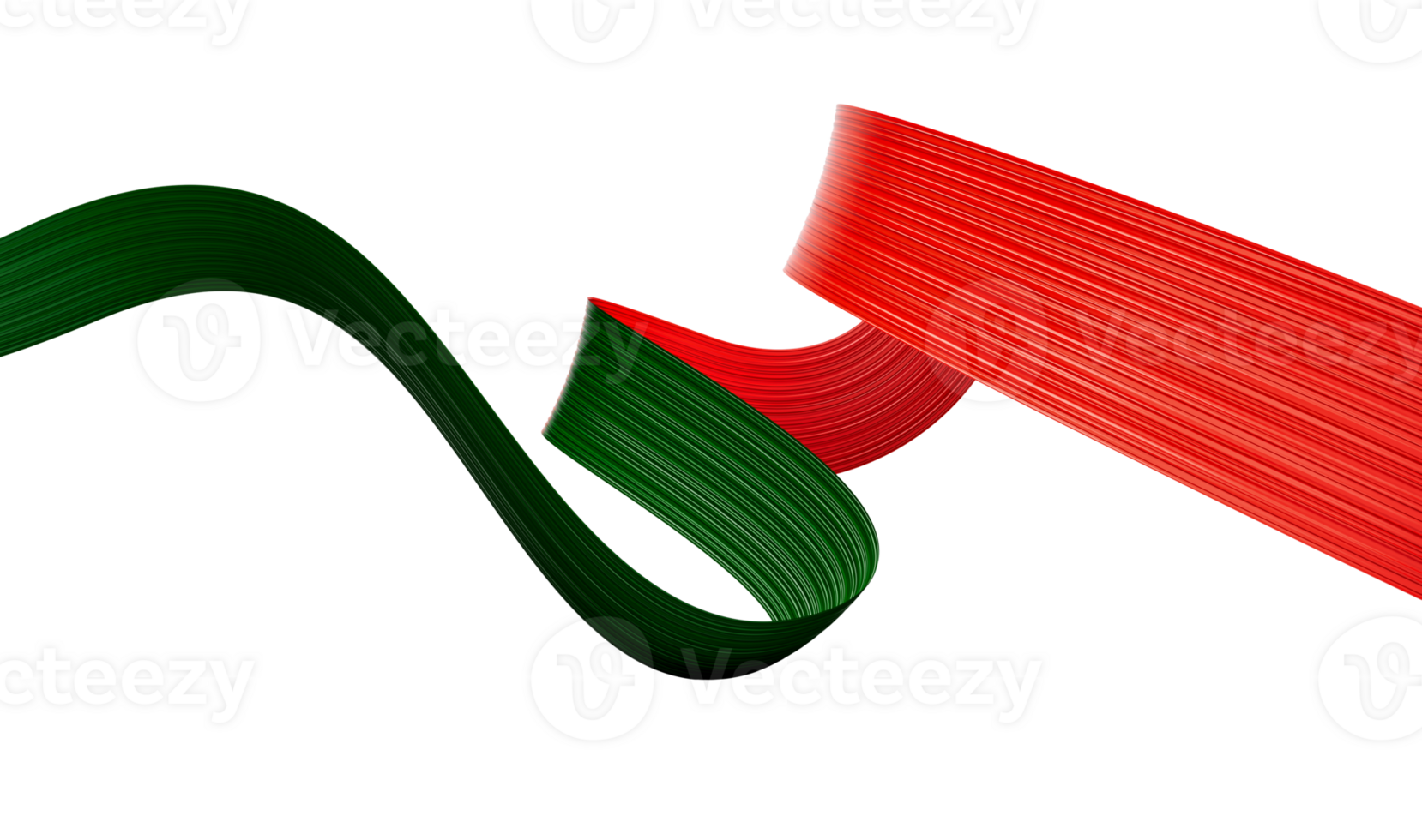 3d Flag Of Portugal 3d Wavy Shiny Portugal Ribbon, 3d illustration png