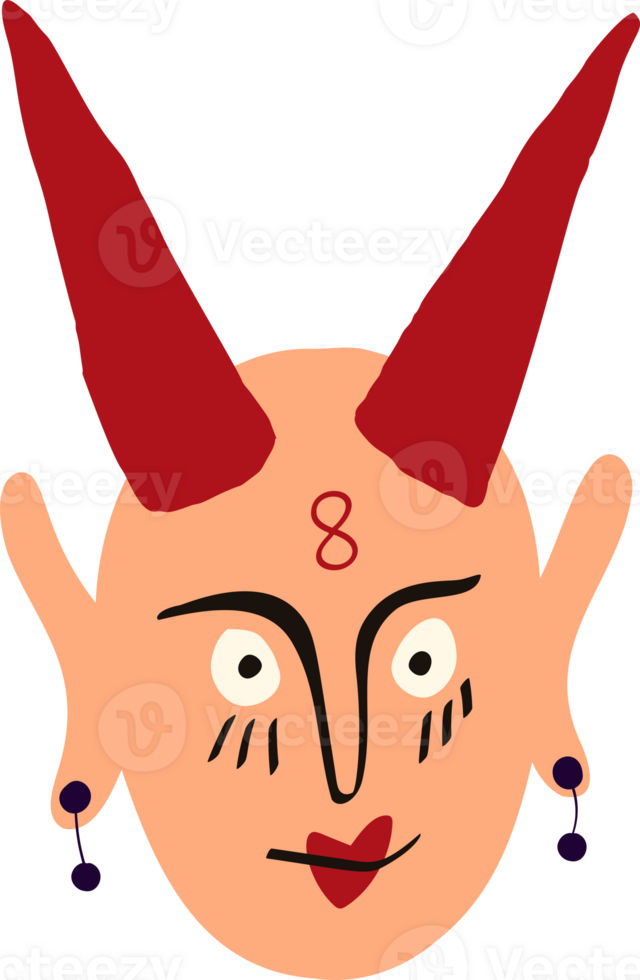 Ugly demon head. png