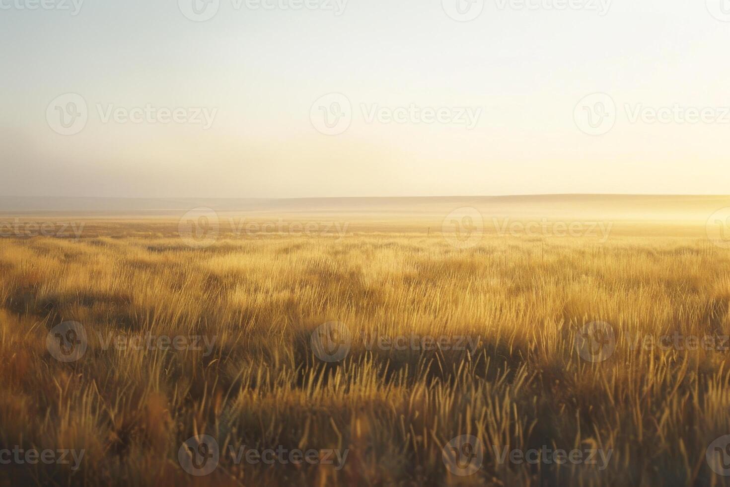 Golden Field at Sunset photo