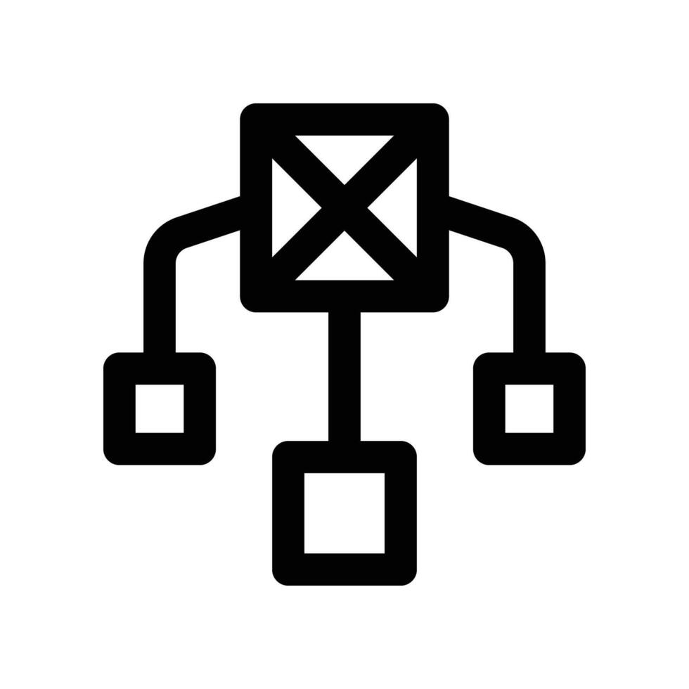 distribute icon. line icon for your website, mobile, presentation, and logo design. vector