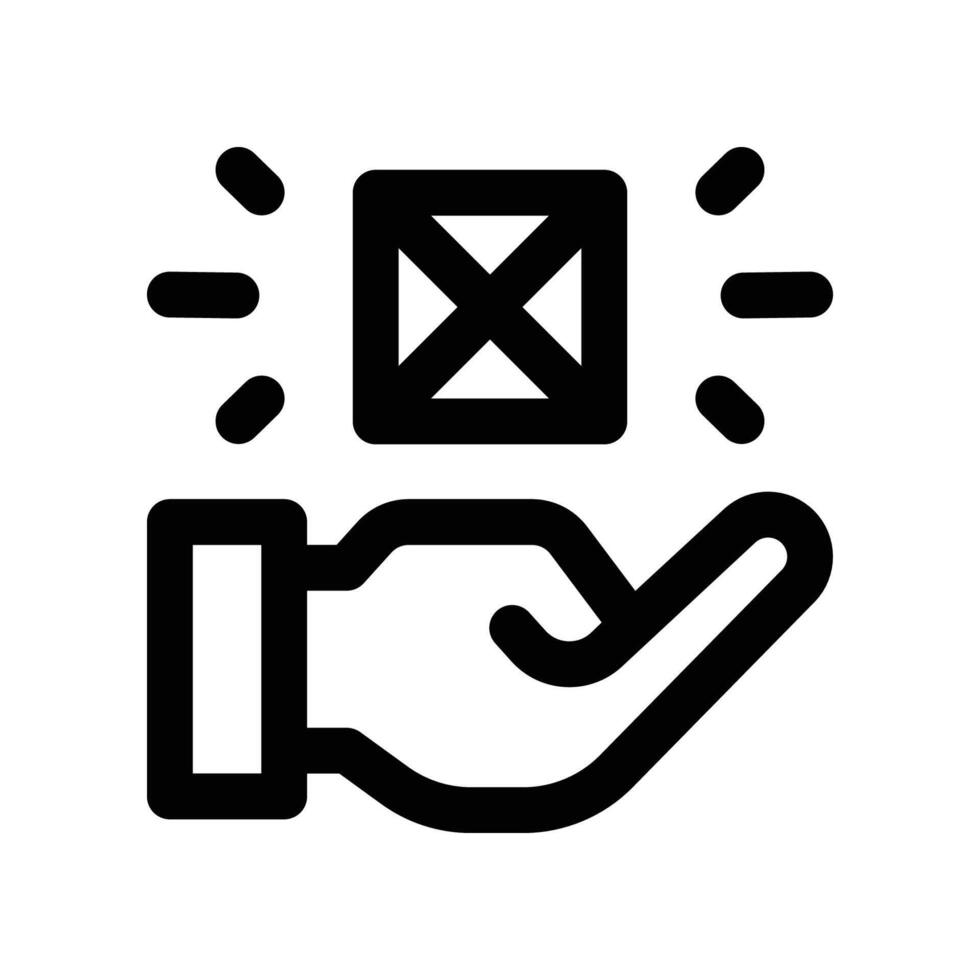 delivery icon. line icon for your website, mobile, presentation, and logo design. vector