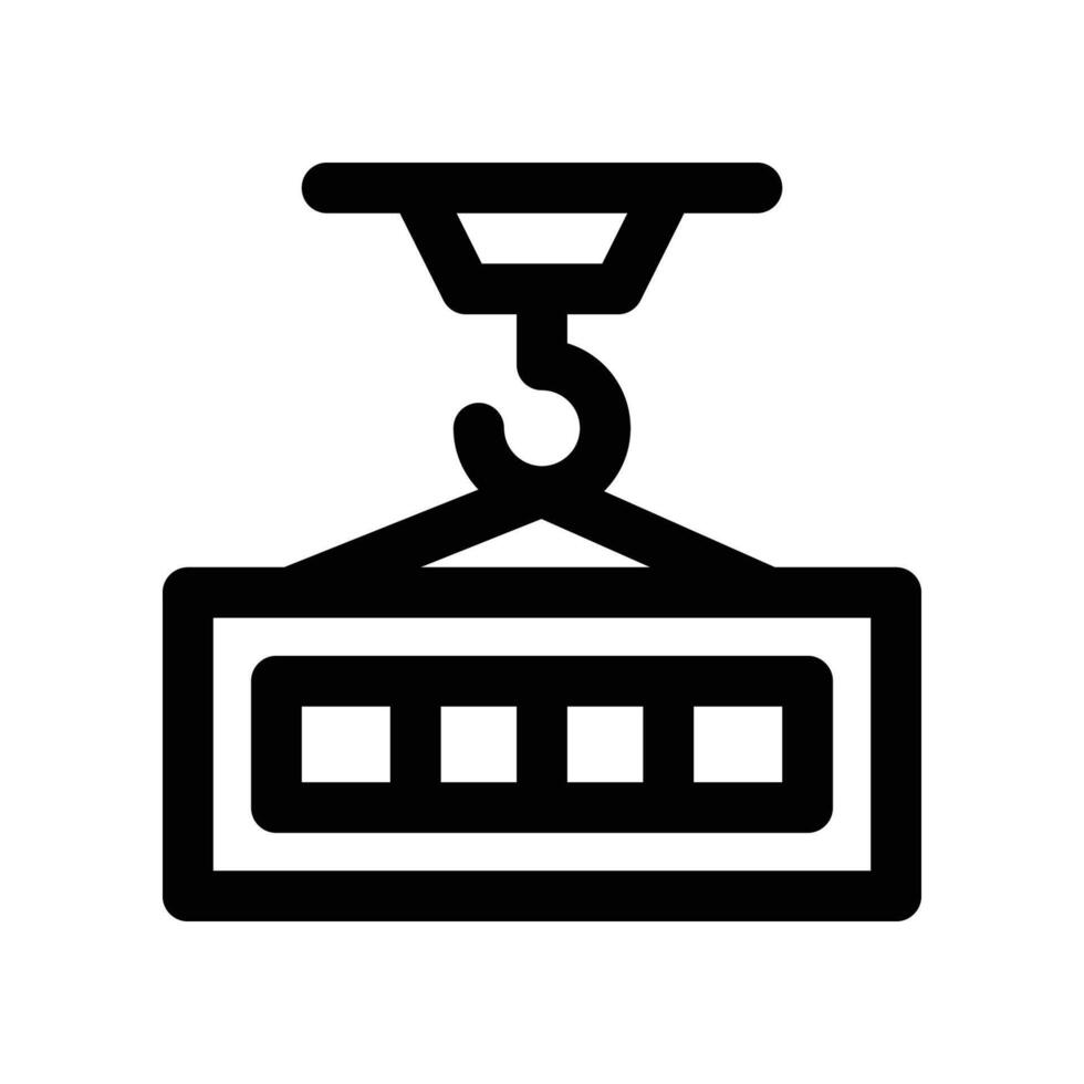 container icon. line icon for your website, mobile, presentation, and logo design. vector