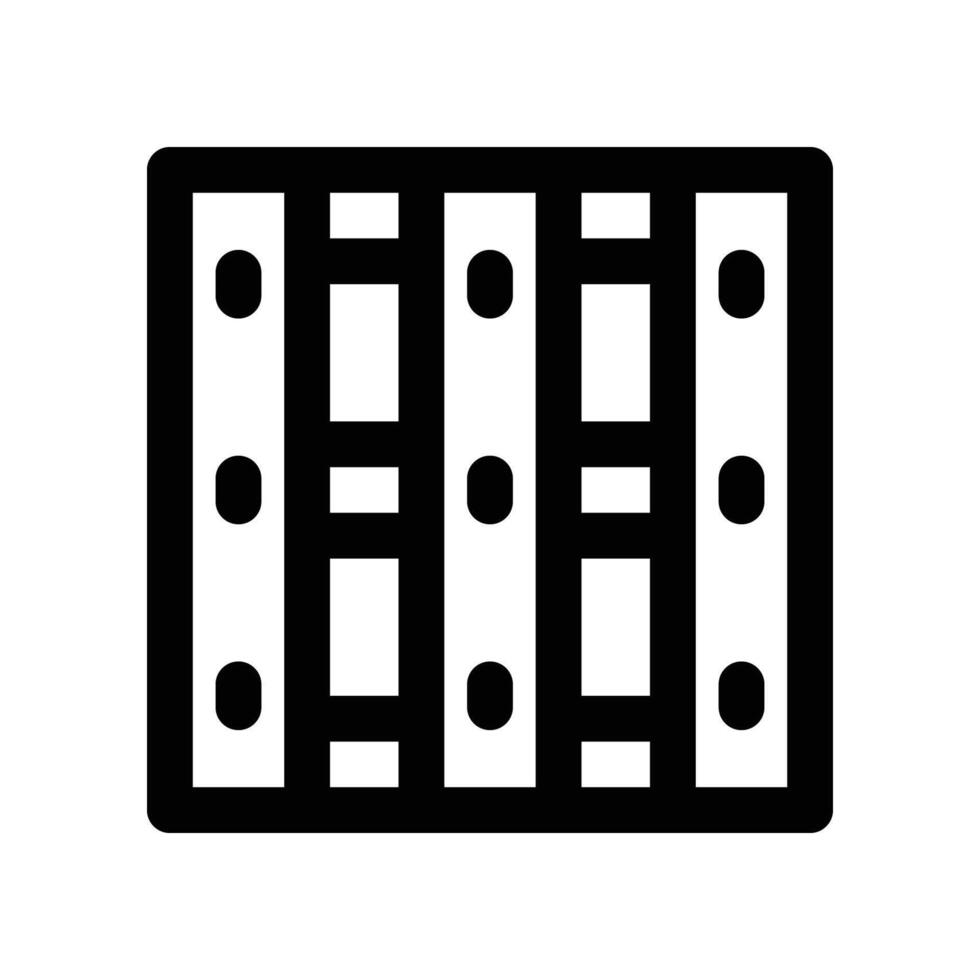 wooden icon. line icon for your website, mobile, presentation, and logo design. vector