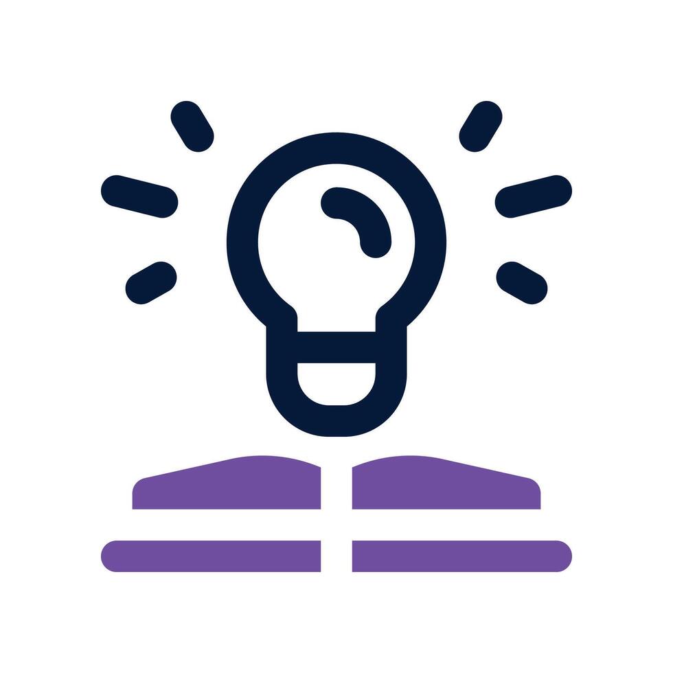knowledge icon. dual tone icon for your website, mobile, presentation, and logo design. vector