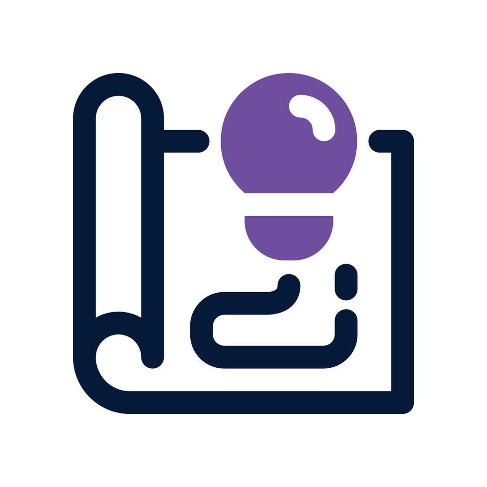 prototyping icon. dual tone icon for your website, mobile, presentation, and logo design. vector