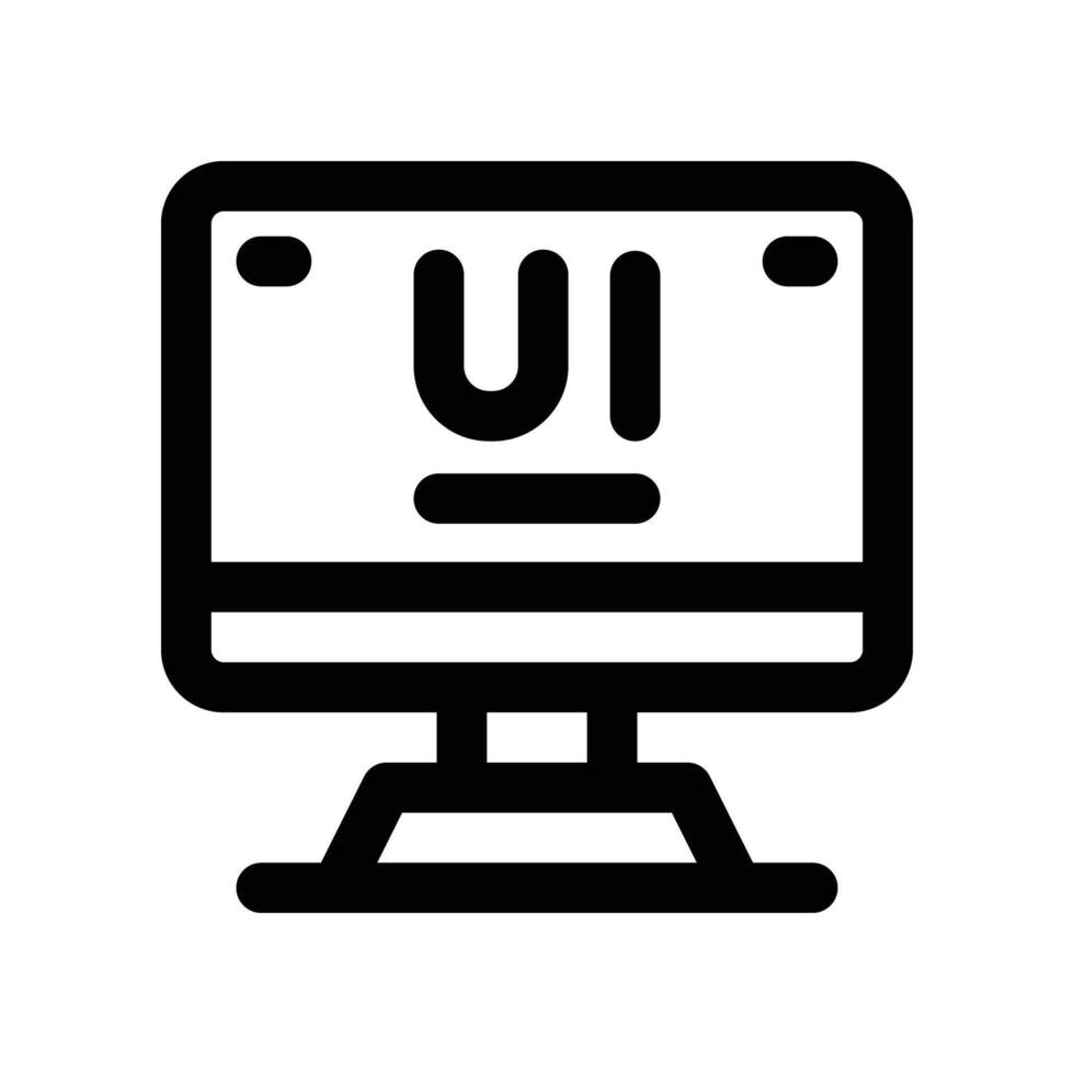 ui design icon. line icon for your website, mobile, presentation, and logo design. vector