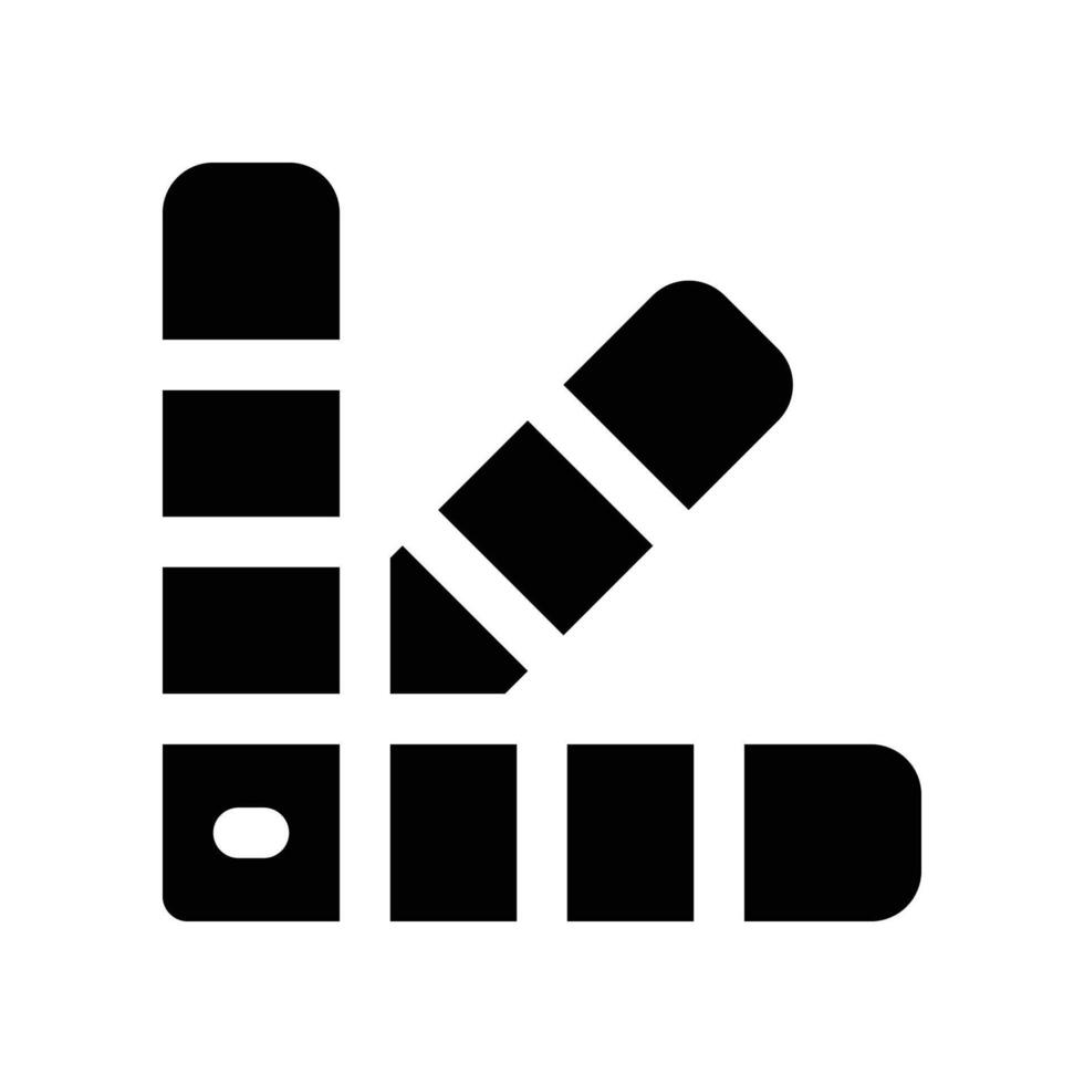 color sample icon. glyph icon for your website, mobile, presentation, and logo design. vector