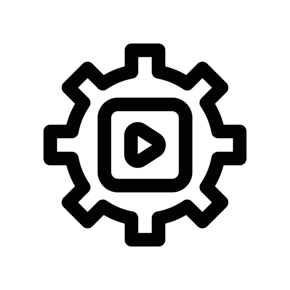 content management icon. line icon for your website, mobile, presentation, and logo design. vector