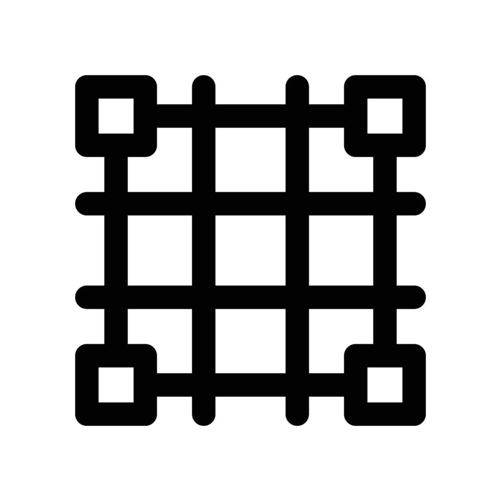 grid icon. line icon for your website, mobile, presentation, and logo design. vector