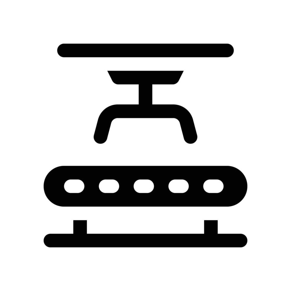 automation icon. glyph icon for your website, mobile, presentation, and logo design. vector