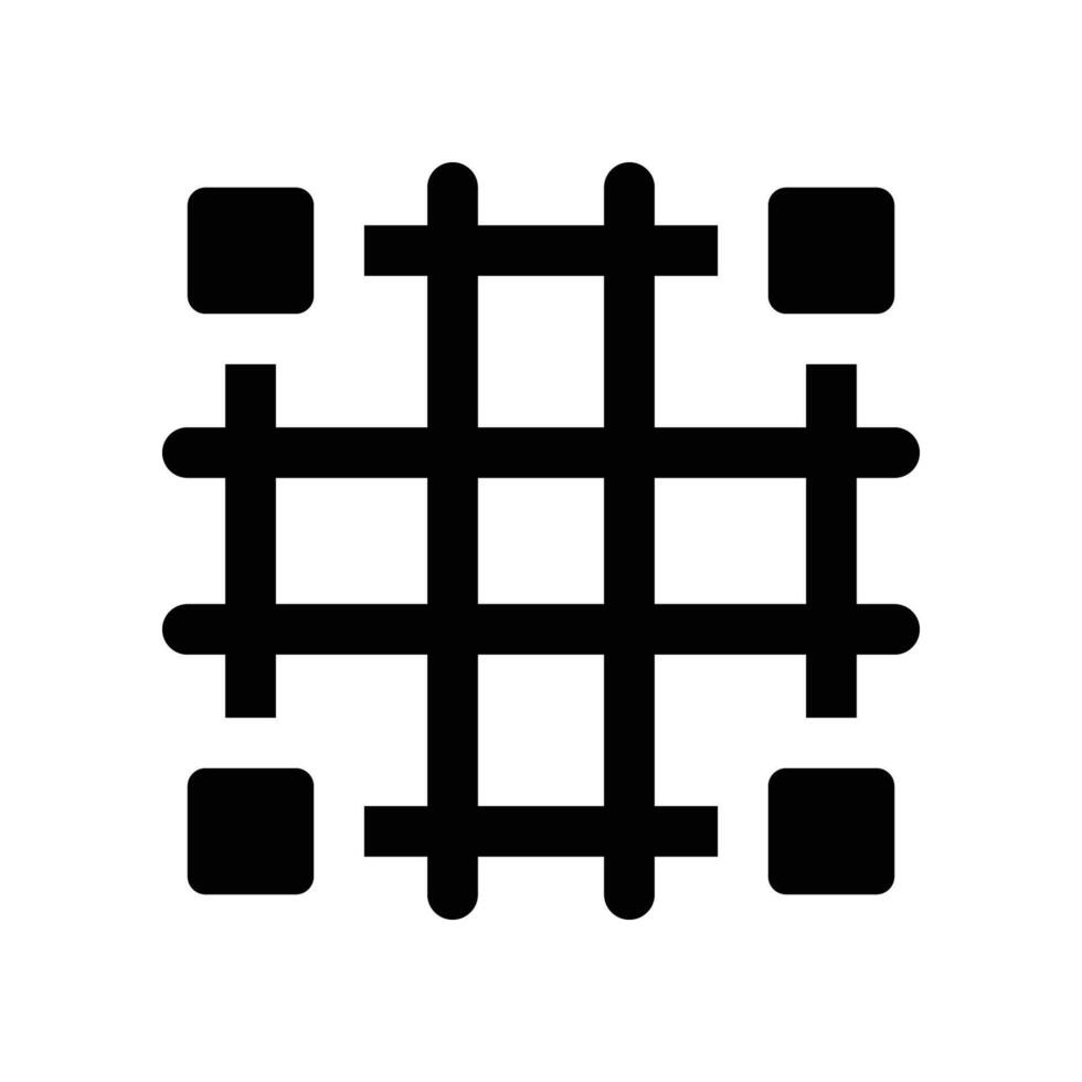 grid icon. glyph icon for your website, mobile, presentation, and logo design. vector