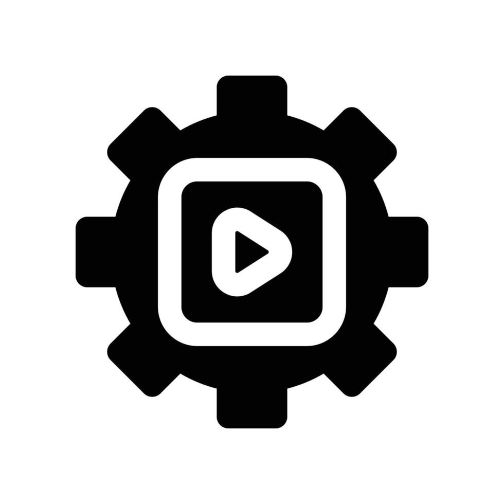 content management icon. glyph icon for your website, mobile, presentation, and logo design. vector