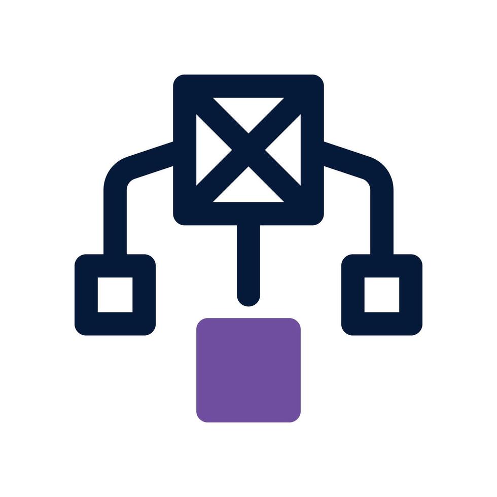 distribute icon. dual tone icon for your website, mobile, presentation, and logo design. vector