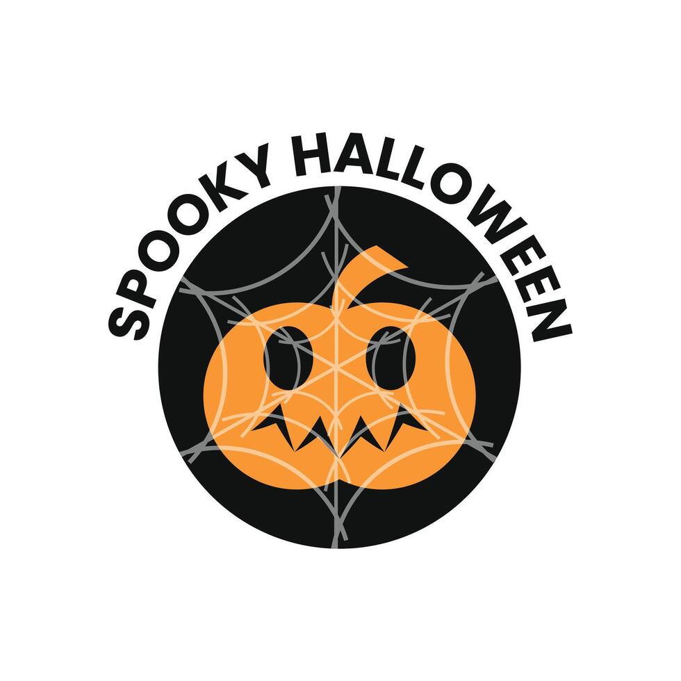 Halloween t-shirt design template. Happy halloween trendy t-shirt design. vector