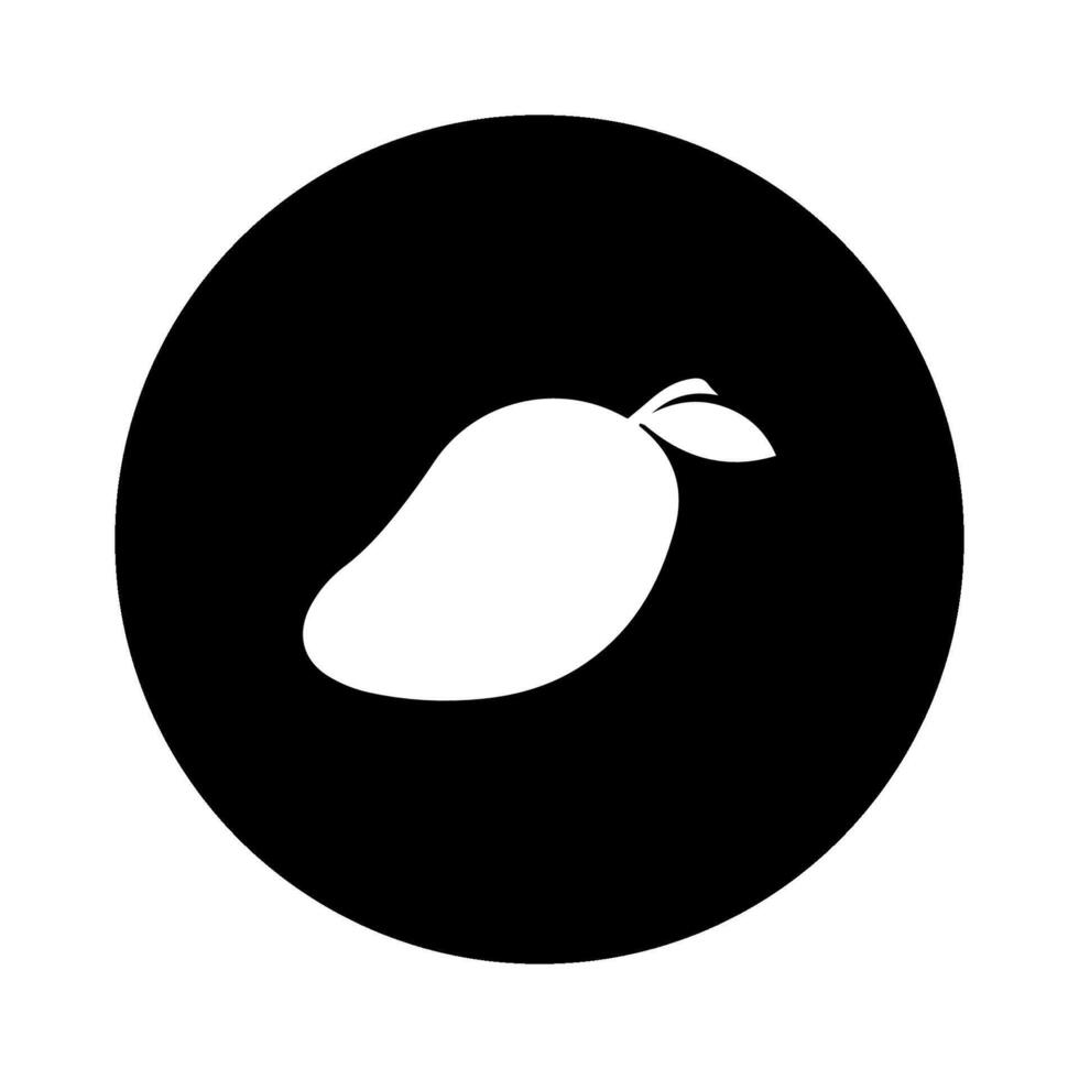 mango fruit icon vectors illutration