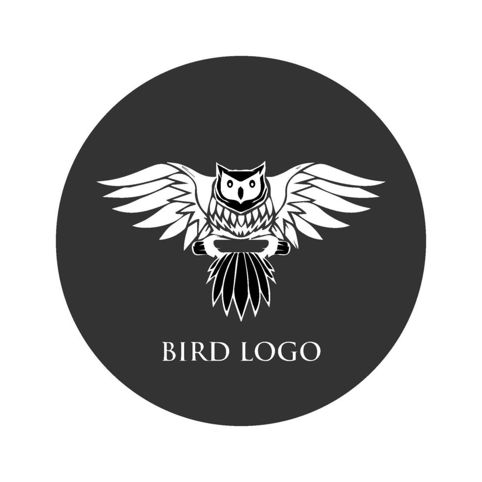 owl icon, vectors illustration