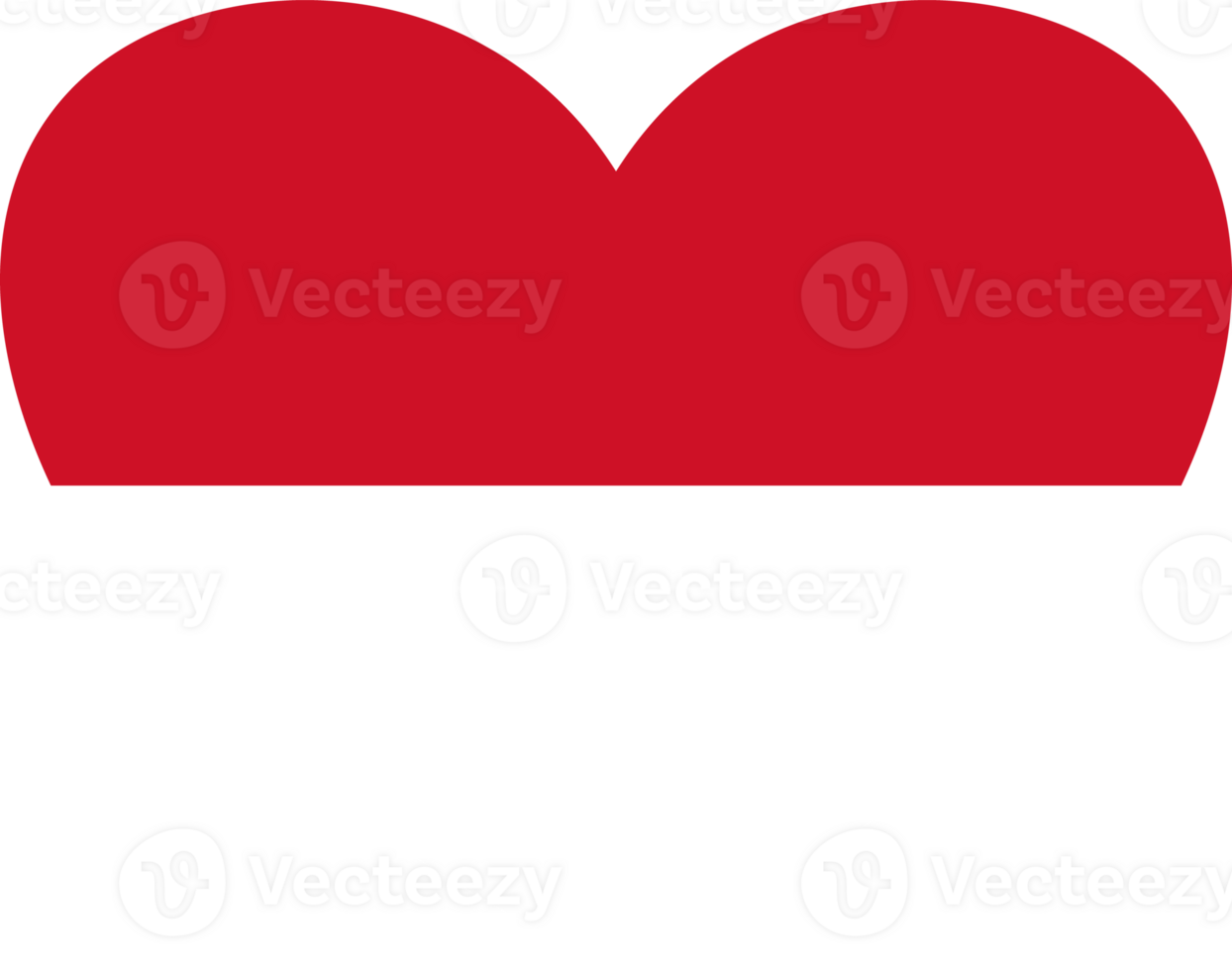 Monaco flag heart shape png