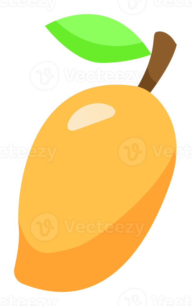 Mango Fruit Sticker. Cute Fruit png