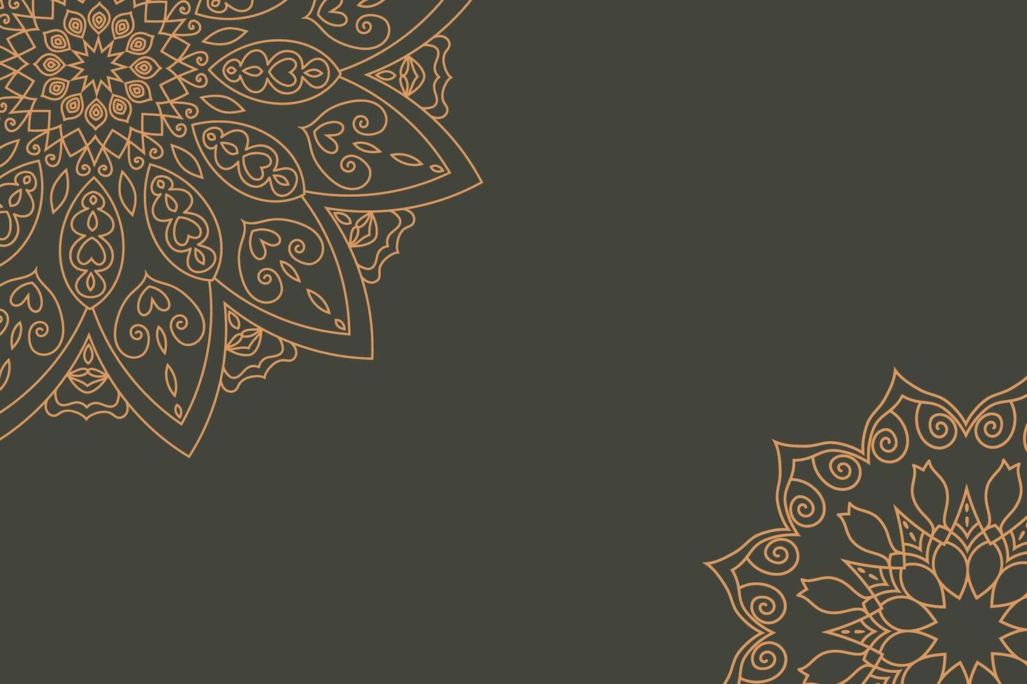 Modern mandala background for yoga, coloring book, textile, stickers vector