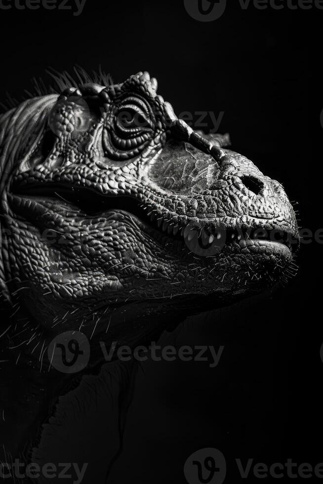 portrait studio photograph of postosuchus photo