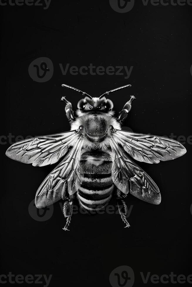 portrait studio photograph of bee photo