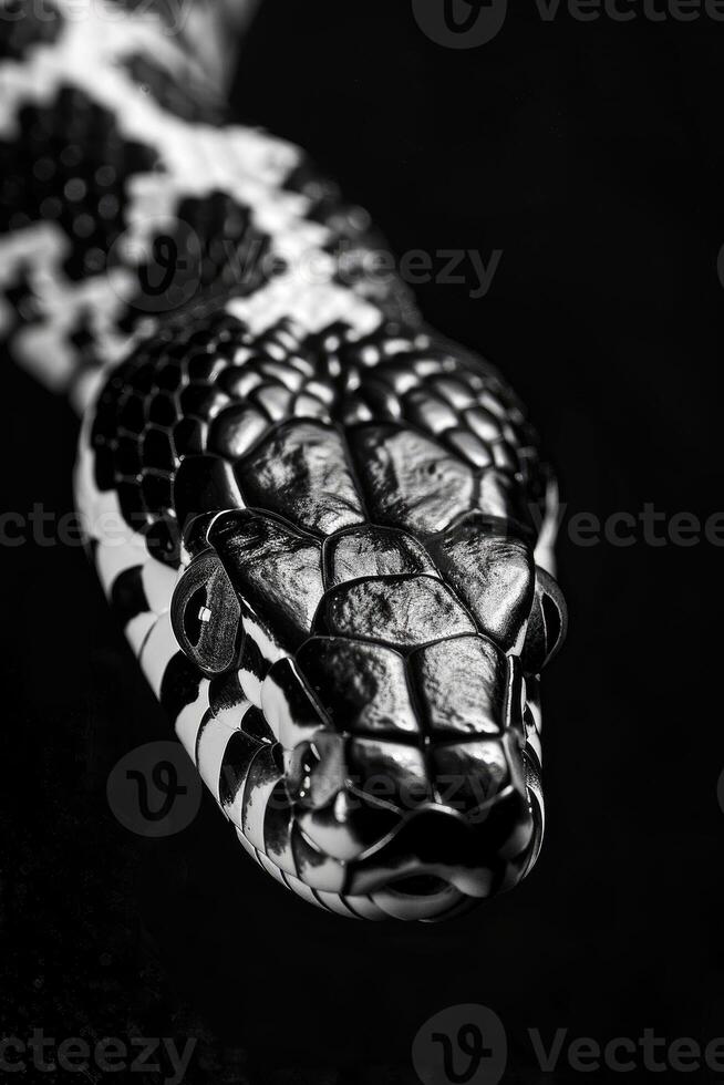 portrait studio photograph of corn snake photo