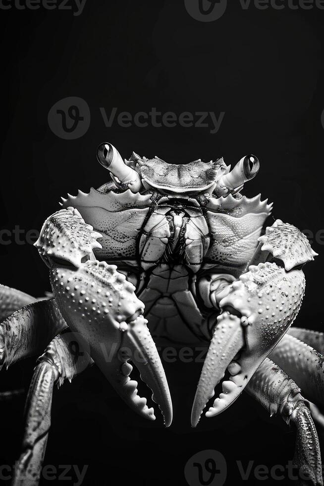 portrait studio photograph of crab photo