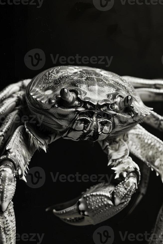 portrait studio photograph of crab photo