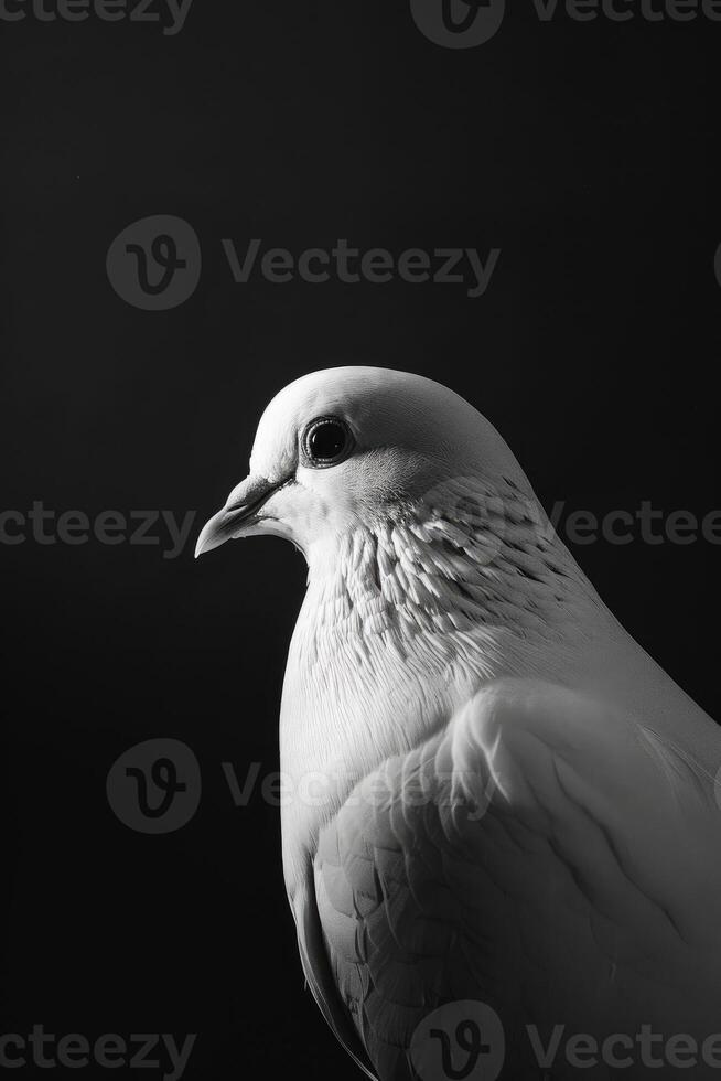 portrait studio photograph of dove photo