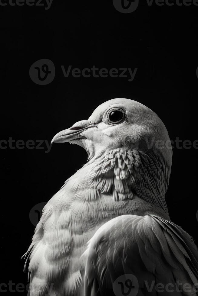 portrait studio photograph of dove photo