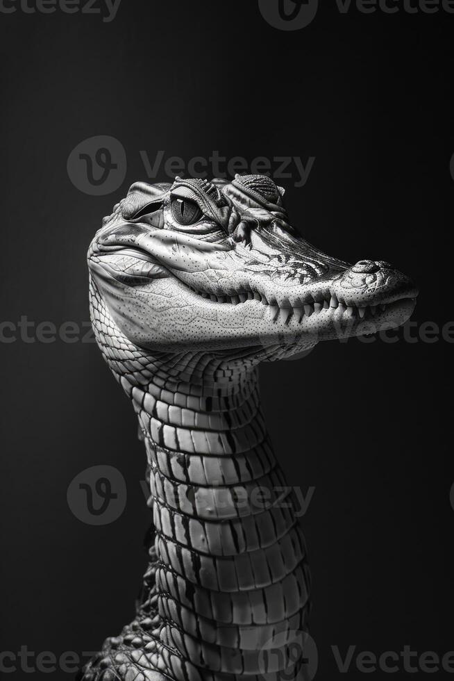 portrait studio photograph of gavial photo
