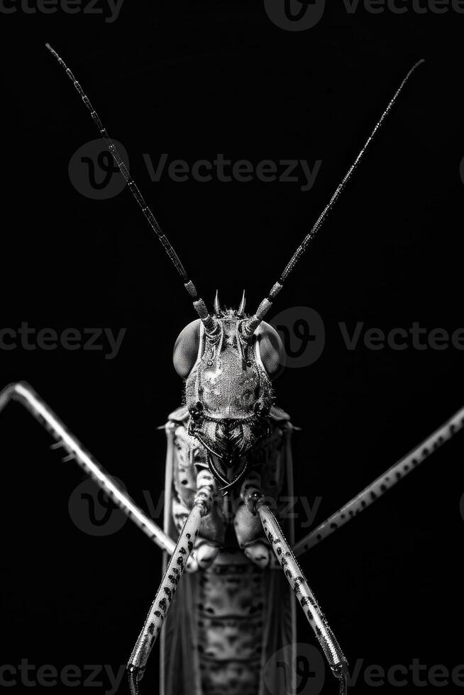portrait studio photograph of insect photo