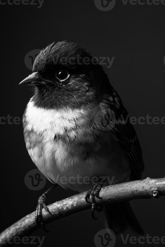 portrait studio photograph of junco photo